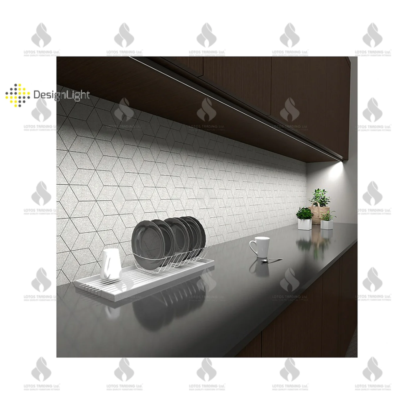 31.255.07 Алуминиев профил за LED лента с наклон