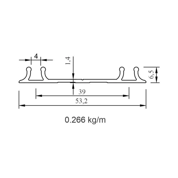 22.114.03 Долна двойна релса