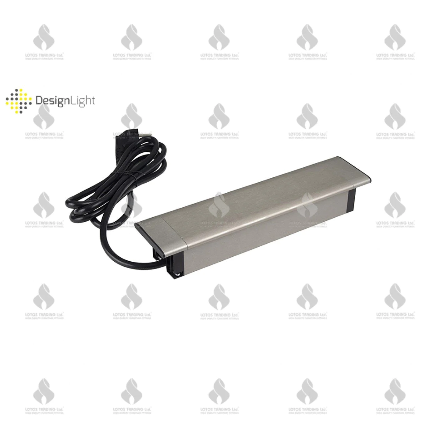 31.029.05 Разклонител за вграждане с 3xSCHUKO и 2хUSB ( A и С -тип), инокс