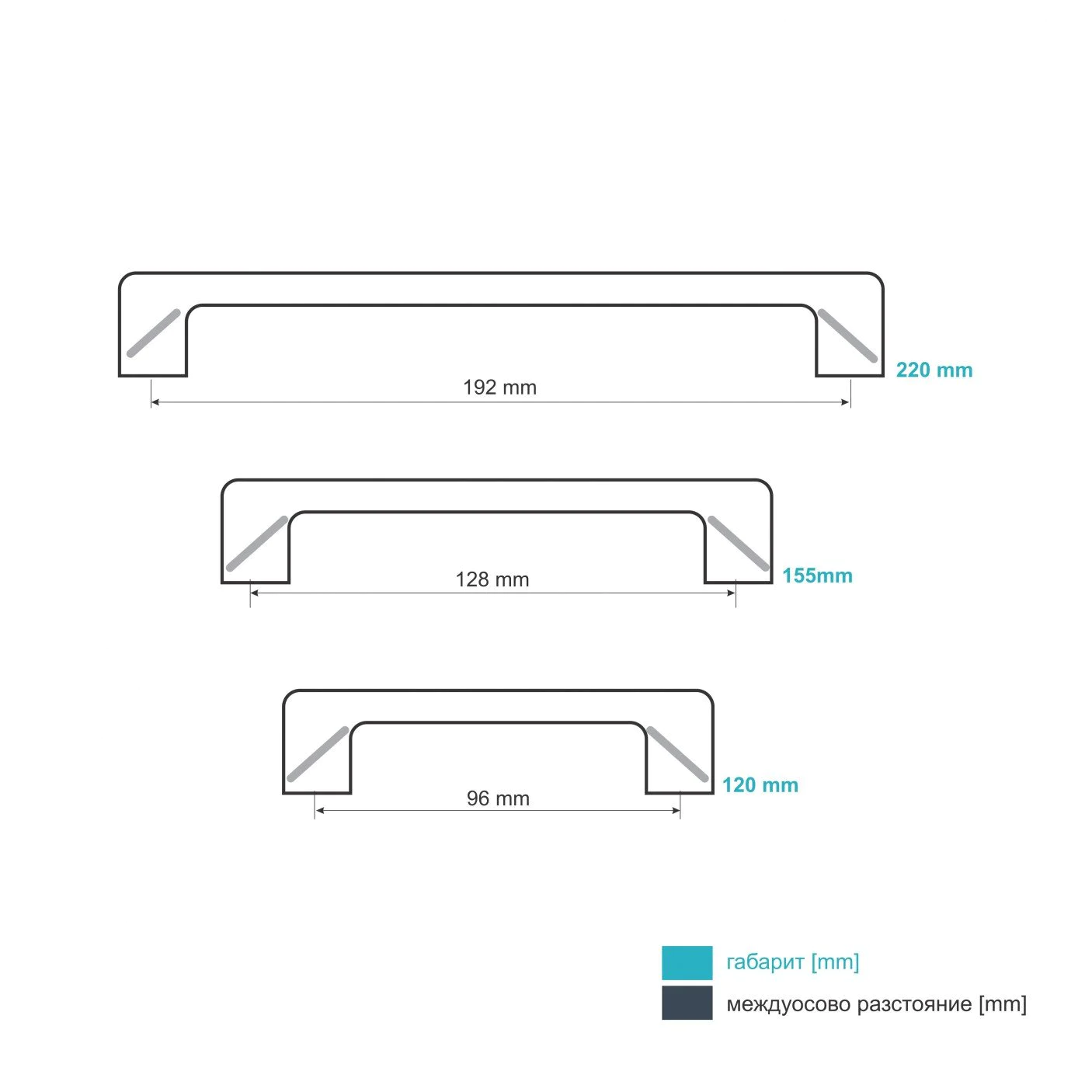 13.021 Дръжка IVENTO 021 инокс
