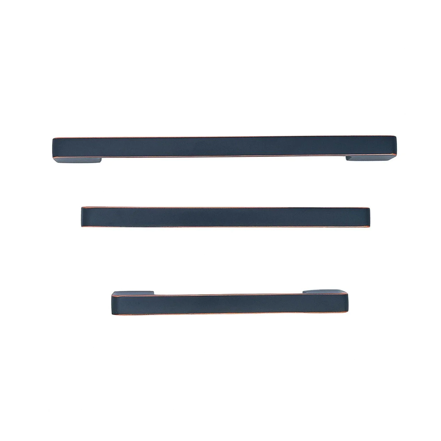 13.202 Дръжка IVENTO 202 черно мат с меден кант